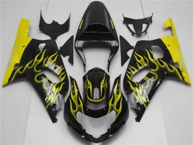 Nero Kits Carene GSXR 600 / 750 K1 K2 K3 2001-2003