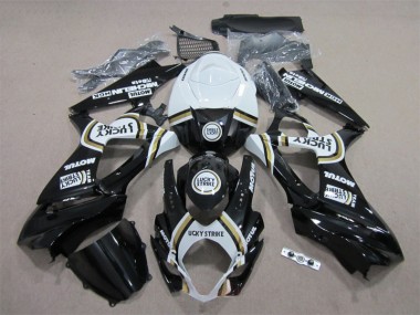 Nero Lucky Strike Bianco Motul Carene GSXR 1000 K7 2007-2008