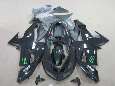 Nero Ninja Verde Monster Carene ZX6R 2007-2008