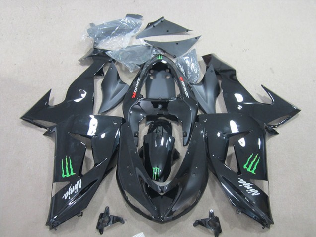 Nero Ninja Verde Monster Carene ZX6R 2007-2008 Nero Ninja Verde Monster Carene ZX6R 2007-2008