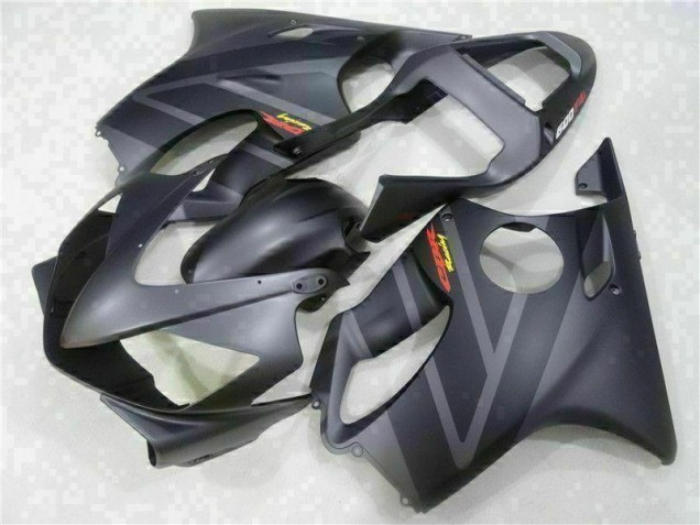 Nero Opaco ABS Plastica & Carene CBR 600 F4i 2001-2003 Nero Opaco ABS Plastica & Carene CBR 600 F4i 2001-2003