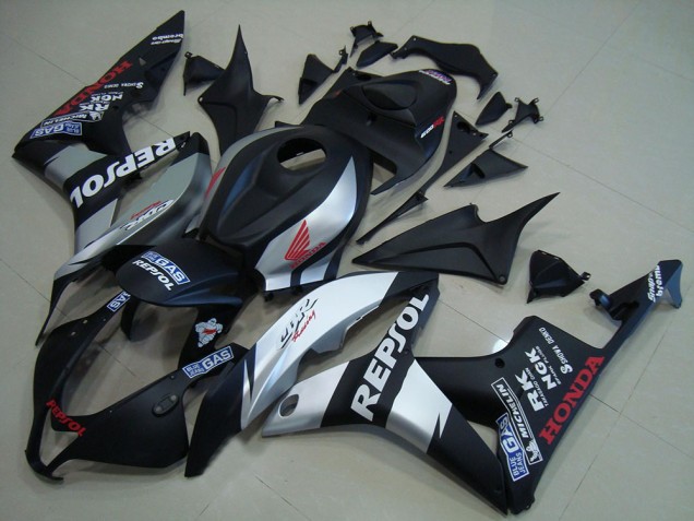 Nero Opaco Argento Repsol Carene CBR 600 RR 2007-2008 Nero Opaco Argento Repsol Carene CBR 600 RR 2007-2008