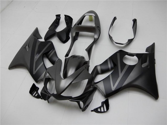 Nero Opaco Grigio Carene CBR 600 F4i 2001-2003 Nero Opaco Grigio Carene CBR 600 F4i 2001-2003