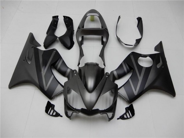 Nero Opaco Grigio Carene CBR 600 F4i 2001-2003 Nero Opaco Grigio Carene CBR 600 F4i 2001-2003