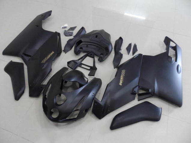 Nero Opaco Oro Decalcomanie Carene Ducati 749 999 2003-2004 Nero Opaco Oro Decalcomanie Carene Ducati 749 999 2003-2004
