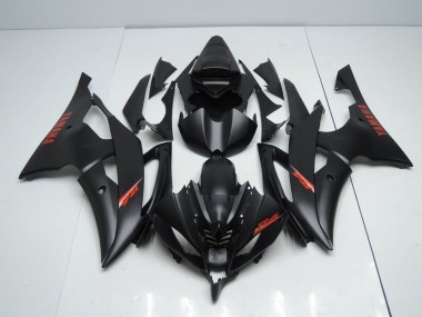 Nero Opaco Rosso Decalcomanie Carene R6 2008-2016