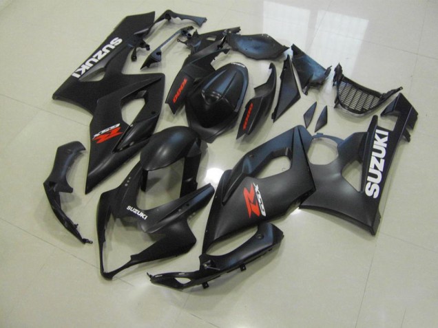 Nero Opaco con Bianco Decalcomanie Carene GSXR 1000 K5 2005-2006 Nero Opaco con Bianco Decalcomanie Carene GSXR 1000 K5 2005-2006