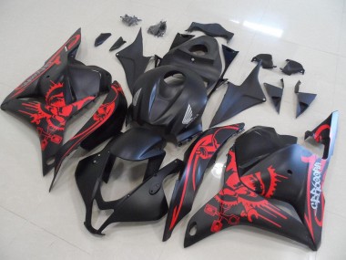 Nero Opaco con Rosso Cranio Carene CBR 600 RR 2009-2012