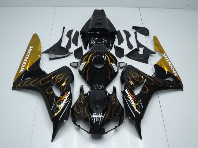 Nero Oro Fiamma Carene CBR 1000 RR 2006-2007 Nero Oro Fiamma Carene CBR 1000 RR 2006-2007