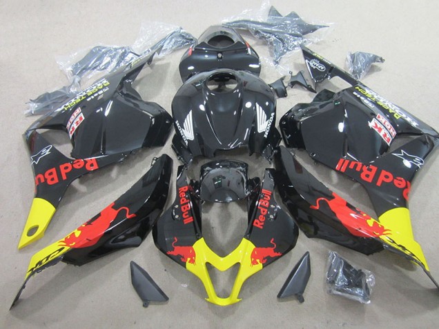 Nero Red Bull ABS Plastica & Carene CBR 600 RR 2009-2012 Nero Red Bull ABS Plastica & Carene CBR 600 RR 2009-2012