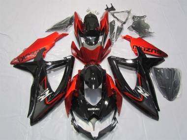 Nero Rosso ABS Kit Carenatura GSXR 1000 K7 2007-2008