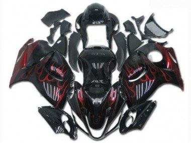 Nero Rosso ABS Kit Carenatura GSXR 1300 Hayabusa 2008-2019