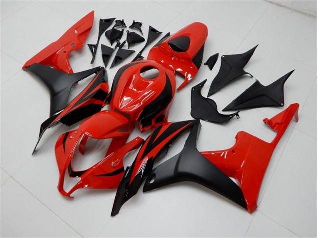 Nero Rosso ABS Plastica & Carenatura CBR 600 RR 2007-2008 Nero Rosso ABS Plastica & Carenatura CBR 600 RR 2007-2008