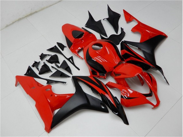 Nero Rosso ABS Plastica & Carenatura CBR 600 RR 2007-2008 Nero Rosso ABS Plastica & Carenatura CBR 600 RR 2007-2008