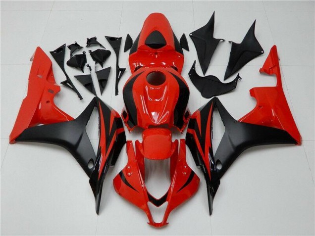 Nero Rosso ABS Plastica & Carenatura CBR 600 RR 2007-2008 Nero Rosso ABS Plastica & Carenatura CBR 600 RR 2007-2008