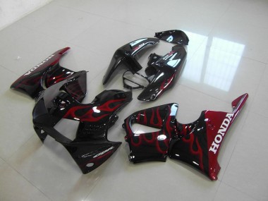 Nero Rosso ABS Plastica & Carenatura CBR 900 RR 919 1998-1999