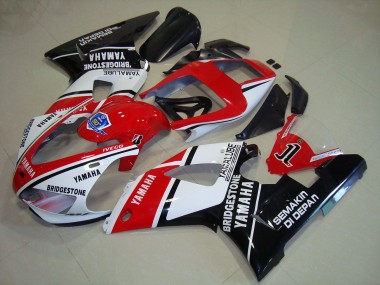 Nero Rosso Adesivos Carene R1 1998-1999