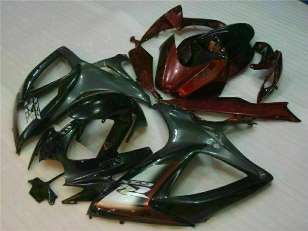 Nero Rosso Carena GSXR 600 / 750 K6 2006-2007 Nero Rosso Carena GSXR 600 / 750 K6 2006-2007