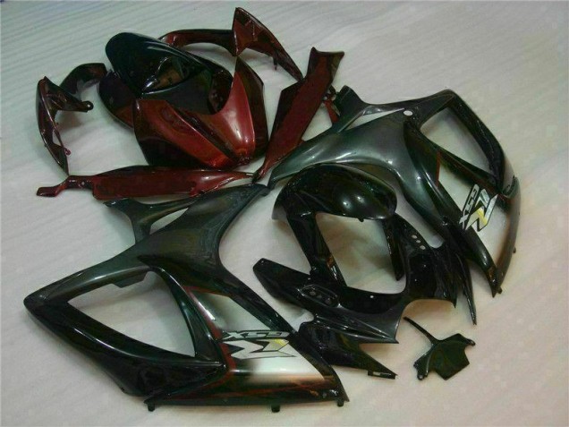 Nero Rosso Carena GSXR 600 / 750 K6 2006-2007 Nero Rosso Carena GSXR 600 / 750 K6 2006-2007