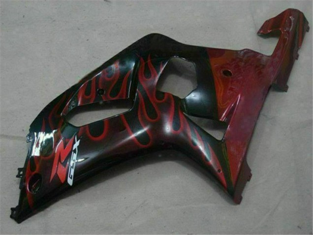 Nero Rosso Carene GSXR 600 / 750 K1 K2 K3 2001-2003 Nero Rosso Carene GSXR 600 / 750 K1 K2 K3 2001-2003