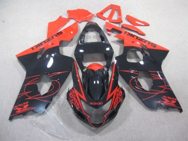 Nero Rosso Carene GSXR 600 K4 2004-2005