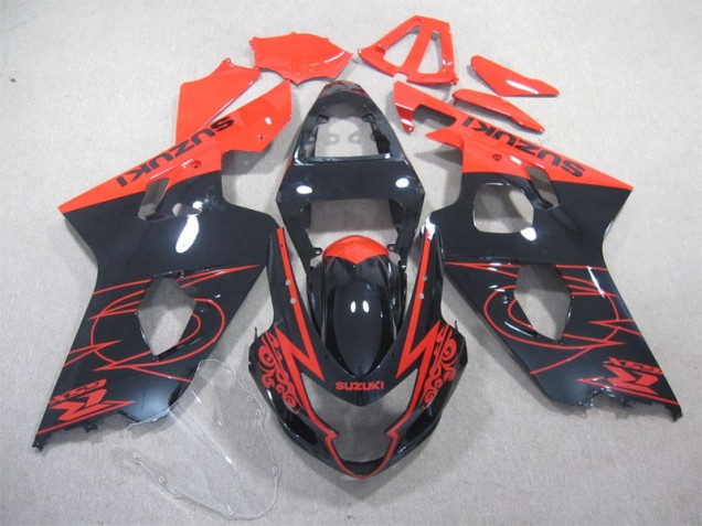 Nero Rosso Carene GSXR 600 K4 2004-2005 Nero Rosso Carene GSXR 600 K4 2004-2005