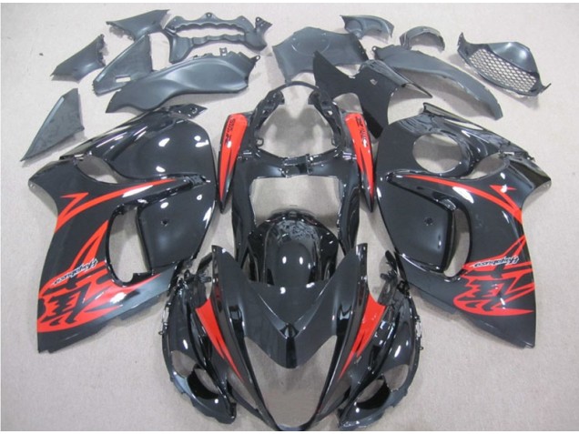 Nero Rosso Carene & Plastica GSXR 1300 Hayabusa 2008-2019