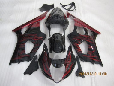 Nero Rosso Fiamma Carene GSXR 1000 K3 2003-2004