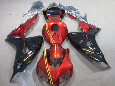 Nero Rosso Giallo Kit Carenatura Iniezione CBR 1000 RR 2006-2007