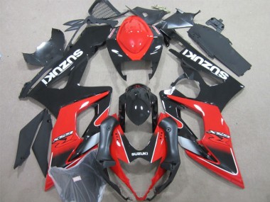 Nero Rosso Kit Carenatura Iniezione GSXR 1000 K5 2005-2006