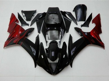 Nero Rosso Kit Completo Carenatura ABS R1 2002-2003