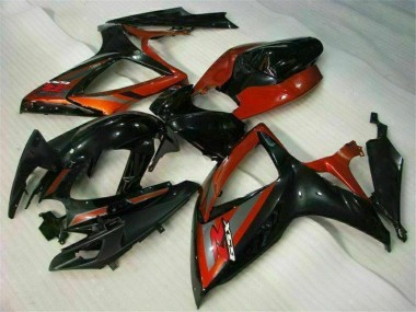 Nero Rosso Kits Carene GSXR 600 / 750 K6 2006-2007