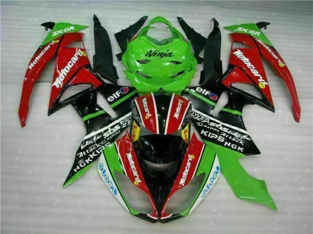 Nero Rosso Verdecard Carene ZX6R 2009-2012 Nero Rosso Verdecard Carene ZX6R 2009-2012