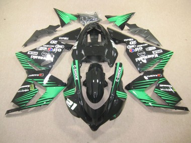 Nero Verde C-Shock Monster Carene ZX10R 2003-2005
