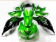 Nero Verde Kit Carenatura ZX14R ZZR 1400 2012-2021 Nero Verde Kit Carenatura ZX14R ZZR 1400 2012-2021
