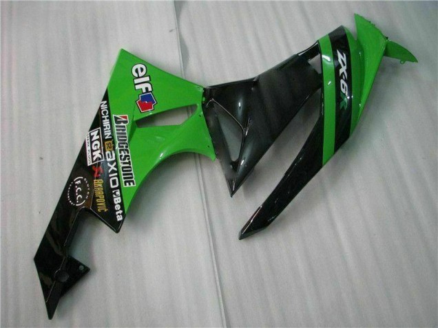 Nero Verde Kits Carene Completa ZX6R 2009-2012 Nero Verde Kits Carene Completa ZX6R 2009-2012
