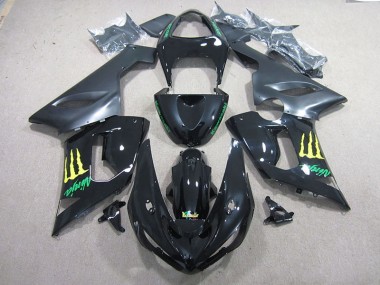 Nero Verde Ninja Carene ZX6R 2005-2006