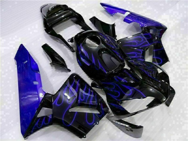 Nero con Blu Fiamma Carene CBR 600 RR 2003-2004 Nero con Blu Fiamma Carene CBR 600 RR 2003-2004