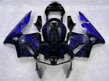 Nero con Blu Fiamma Carene CBR 600 RR 2003-2004