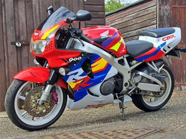 Carene Moto Honda CBR900RR 893 1996-1997 - Bianco Rosso Blu Giallo