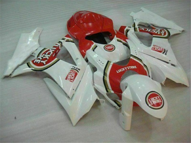 Rosso Bianco ABS Plastica & Carena GSXR 1000 K7 2007-2008 Rosso Bianco ABS Plastica & Carena GSXR 1000 K7 2007-2008
