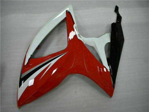 Rosso Bianco ABS Plastica & Carena GSXR 600 / 750 K6 2006-2007 Rosso Bianco ABS Plastica & Carena GSXR 600 / 750 K6 2006-2007