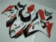 Rosso Bianco ABS Plastica & Carene GSXR 1000 K7 2007-2008 Rosso Bianco ABS Plastica & Carene GSXR 1000 K7 2007-2008