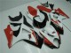 Rosso Bianco ABS Plastica & Carene GSXR 1000 K7 2007-2008 Rosso Bianco ABS Plastica & Carene GSXR 1000 K7 2007-2008