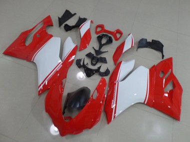 Rosso Bianco Carene Ducati 1199 2011-2014