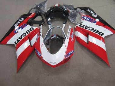 Rosso Bianco Generali Tim Carene Ducati 1098 2007-2014