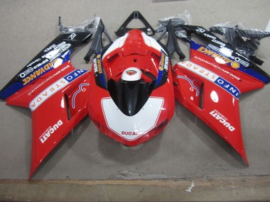 Rosso Bianco Info Strada Carene Ducati 1098 2007-2014