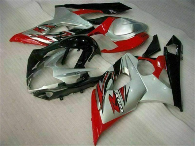 Rosso Bianco Kit Carene GSXR 1000 K5 2005-2006 Rosso Bianco Kit Carene GSXR 1000 K5 2005-2006