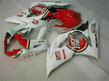 Rosso Bianco Kits Carenatura GSXR 1000 K5 2005-2006