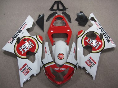 Rosso Bianco Lucky Strike Motul Carene GSXR 600 K4 2004-2005